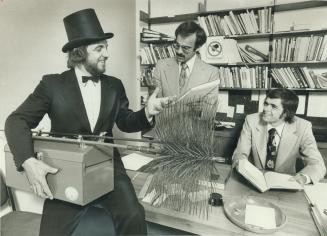 Full-time chimney sweep Wayne Garrett wears the traditional costume of top hat and dinner jacket