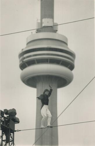 High wire teetering is family affair