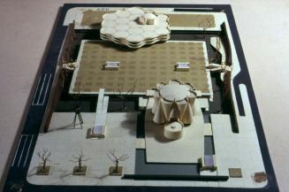 Simon Eisner entry, City Hall and Square Competition, Toronto, 1958, architectural model