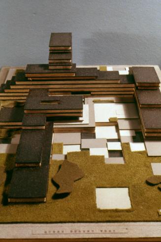 Tekne entry, City Hall and Square Competition, Toronto, 1958, architectural model