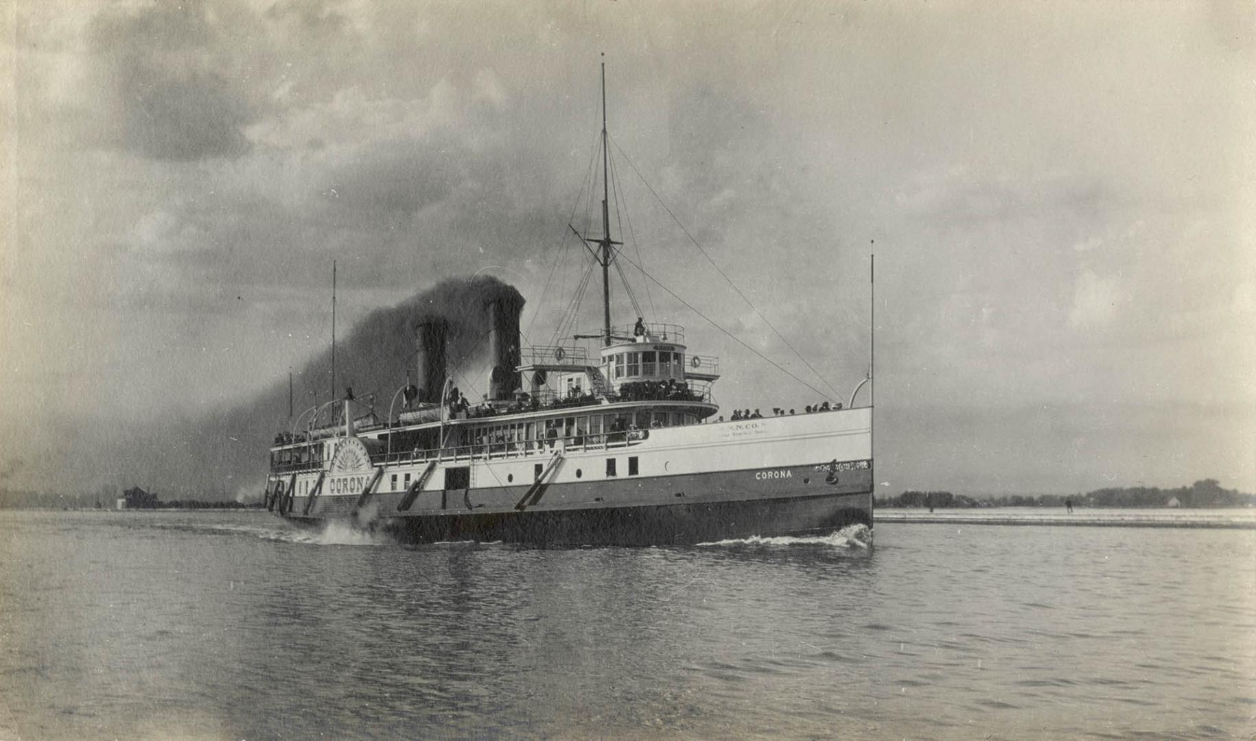 Corona, (1896-1937) paddle steamer