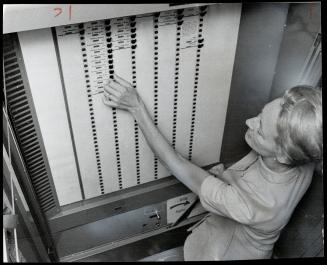 Party will use voting machines like this when delegates choose new leader from slate of nine contenders