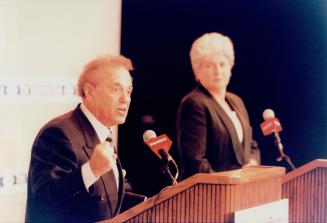 Mel Lastman and Barbara Hall