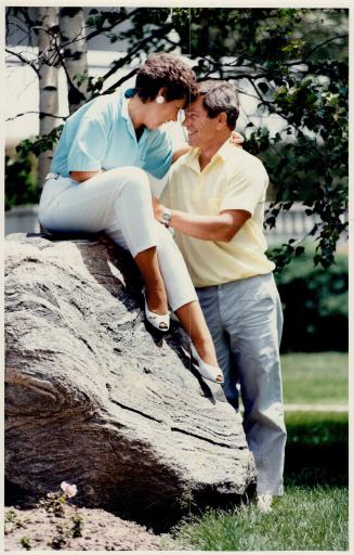 So in love: Valerie and Bob Burgess have kept the romance in their 20-year marriage by making time for their anniversaries and with gifts of flowers and mushy cards at other times