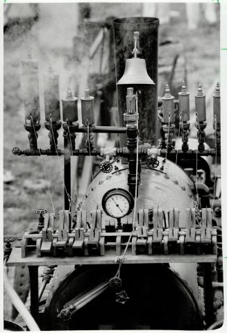 Steamed up: Whistles on steam engine provided music to ears of city and country folk who turned up for the 11th annual steam show