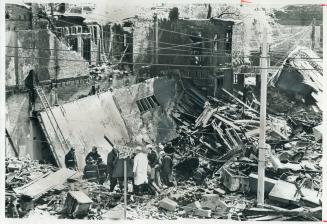 One woman was killed in an explosion of a supermarket (above) in Toronto last weekend