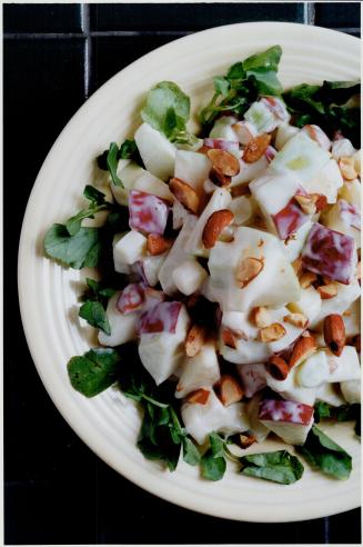 Linda O'Reilly. Waldorf salad allows her to work with seasonal ingredients