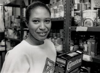 Christmas is coming: And Verna Laidlaw of the West Hill food bank is stocking shelves for the occasion