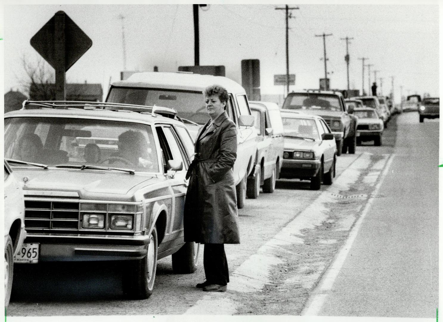 Line-up wasn't worth it: Motorists drove up to 100 kilometres, lined up 50 cars long ad waited as long as 12 hours, all in vain, for gasoline prices to drop at a Cargo service station