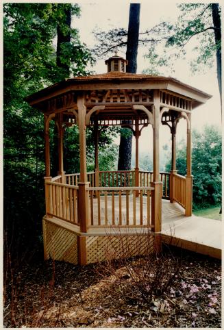 Gazebos are the latest cocooning craze, as homeowners create a cottage atmosphere close to home