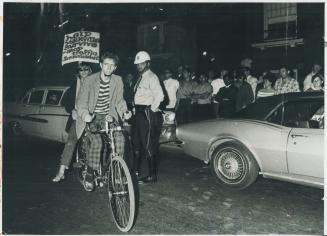 By Bike, by broom -- hippies fight the cars in yorkville