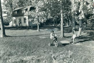 Facing Eviction from her home on the Six Nations Indian reserve at Ohsweken, Ont