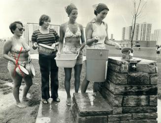 The water carriers: The power failure that blacked out North York for up to 25 hours during the weekend also left some apartment dwellers high and dry