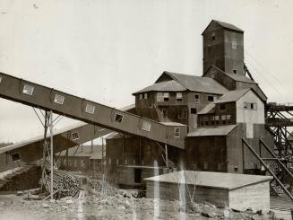 The shaft head of Garson mine, one of the largest nickel ore producers in the Sudbury district