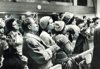 Attentive Audience jams the Evangelistic Centre on York Mills Rd