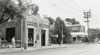 Lion in the Beach restaurant, originally Bank of Toronto, Queen Street East, no