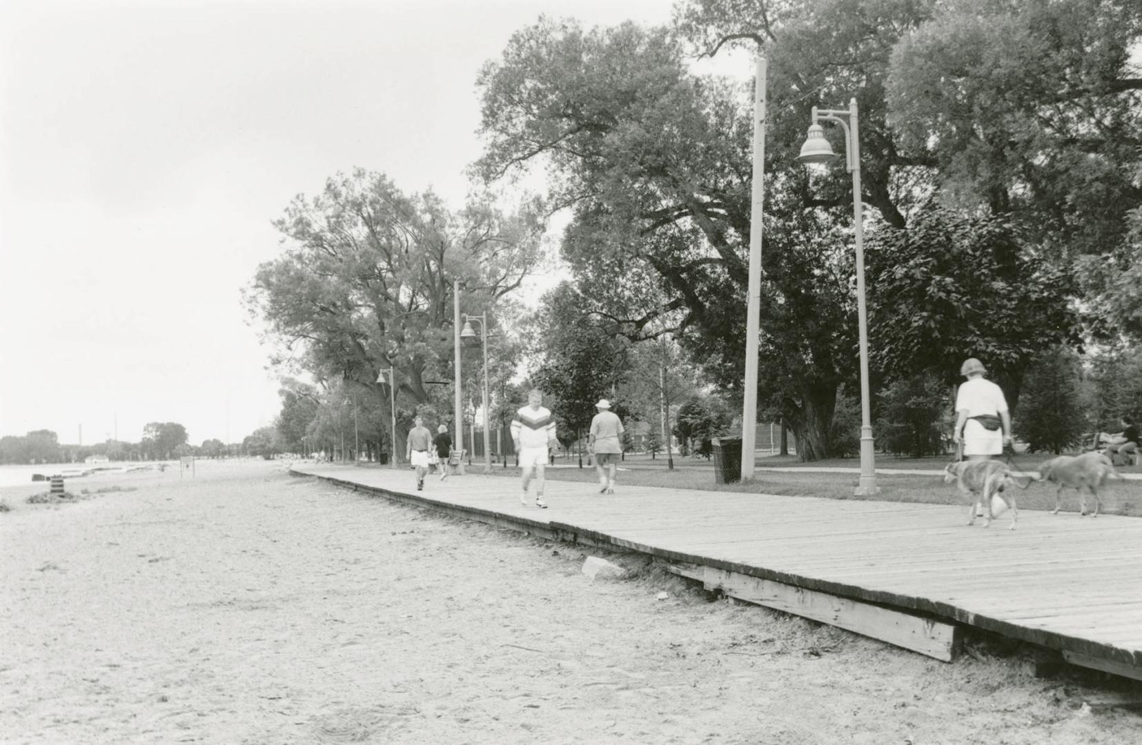 The Boardwalk near Kew Gardens, Toronto, Ontario