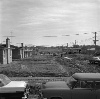 Holcolm Road, looking east from east of Edithvale Drive, Toronto, Ontario