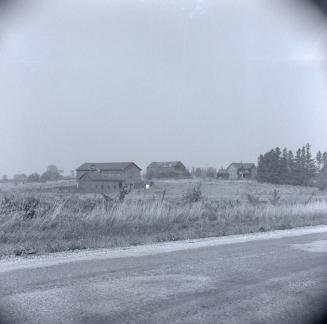 Victoria Park Avenue, looking northwest  to the farm of Arthur Hill, southwest corner of Victoria Park Avenue and Old Finch Avenue. Toronto, Ontario