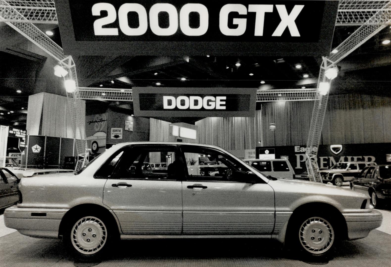 The Dodge 2000 GTX debuted at the Montreal Auto Salon last week and will appear at the Toronto International Auto Show when it opens Feb. 16 at the Me(...)