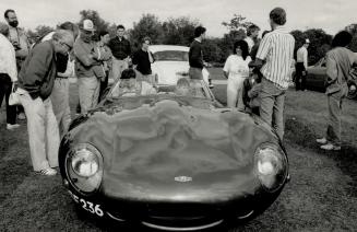 Classic Lines: David McGirr waited 2 1/2 Years for this beautiful replica of a 1956 D-type Jaguar sports racing car to be built for him in England