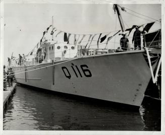 Canada's rapidly growing navy received another boost when a Fairmile sub-chaser and two R