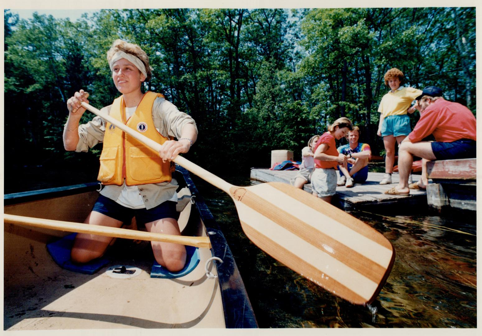 Young Explorer: Leslie Mack-Mumford, 18, gets ready for the gruelling trip to the Arctic to survey the Kazan River