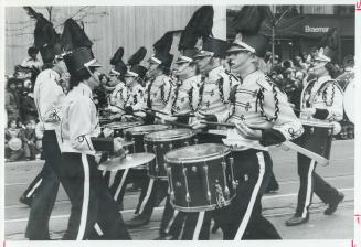 Eaton's Santa Claus parade yesterday had all the right ingredients--Santa, kids, clowns and marching bands