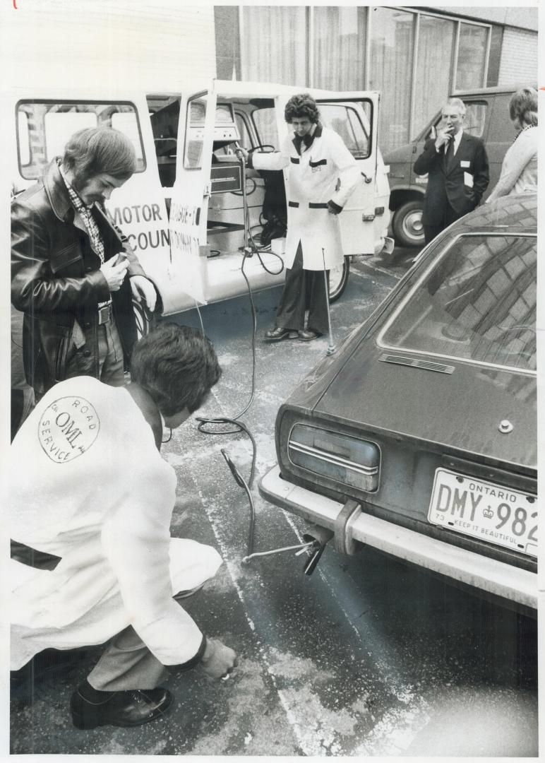 Free pollution checks for cars, The Ontario Motor League will be offering motorists free pollution checks on their cars' exhaust systems beginning nex(...)