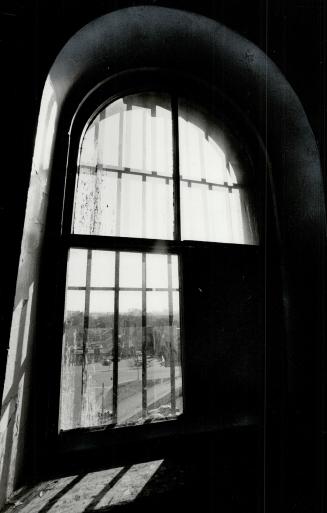 4. Stairwell of the Old Don Jail, a section no longer used, looking south to Gerrard St., and Broadview