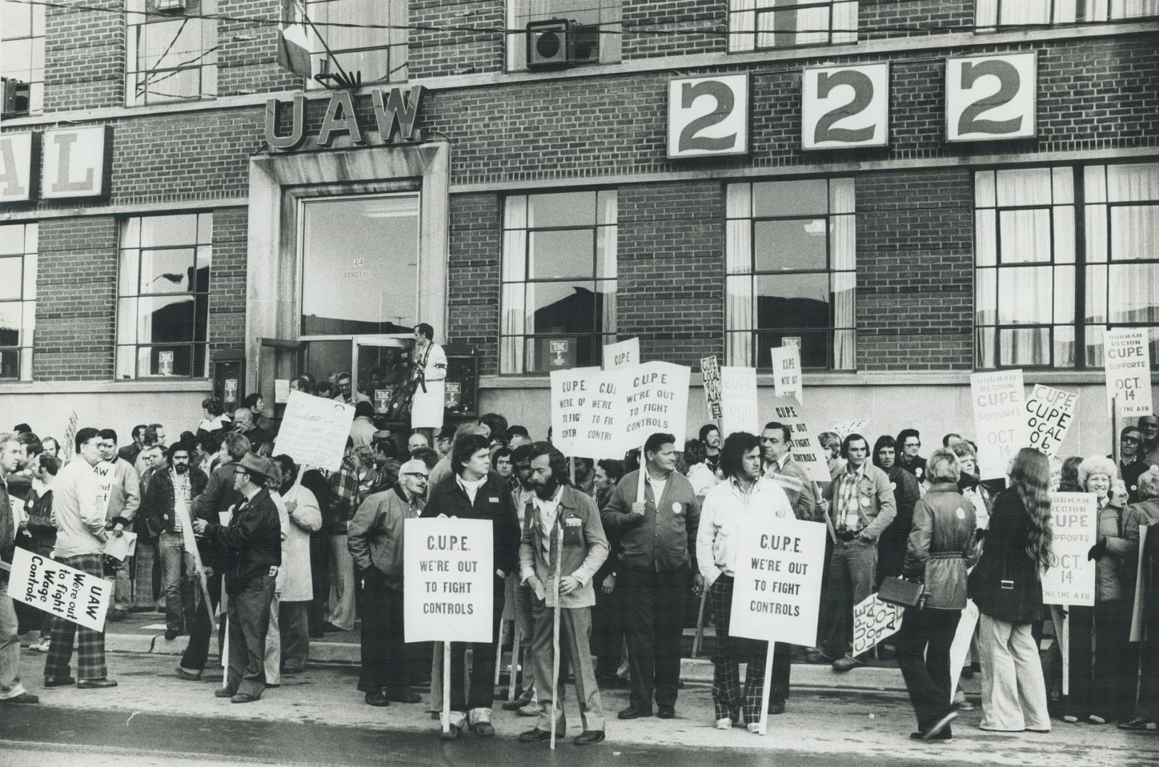 Protest Demonstrations - Canada - October 14, 1976