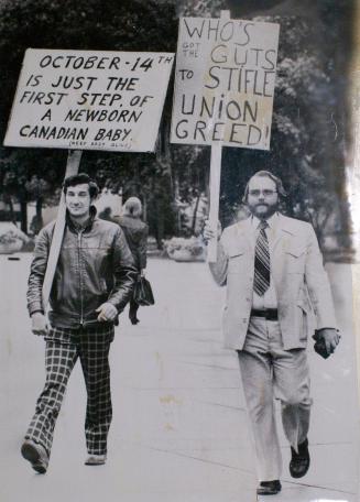 Protest Demonstrations - Canada - October 14, 1976