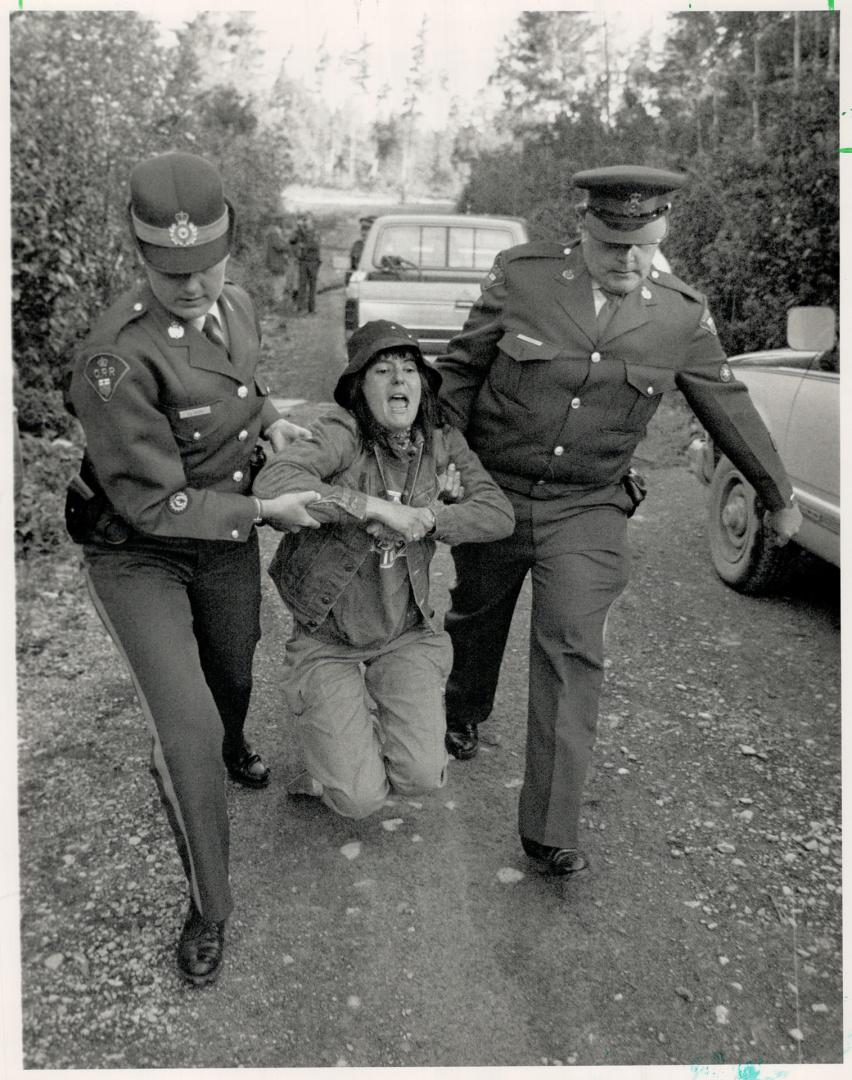 Under arrest