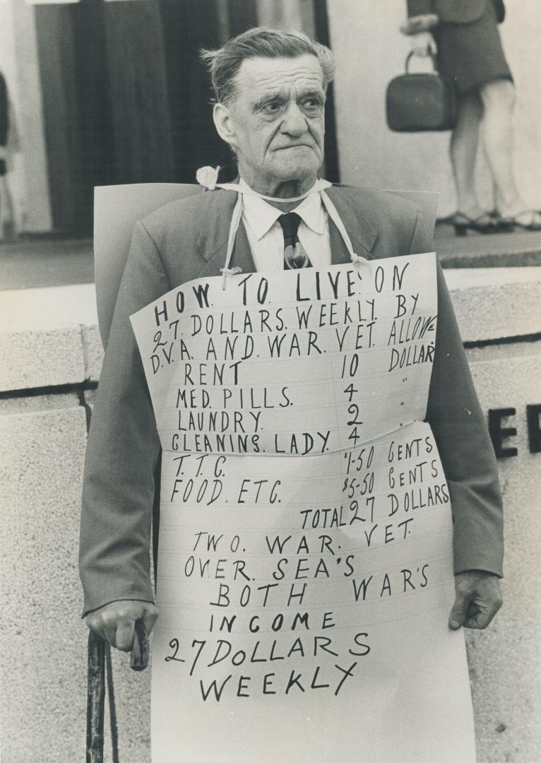 Owen shone, Picketing DVA office