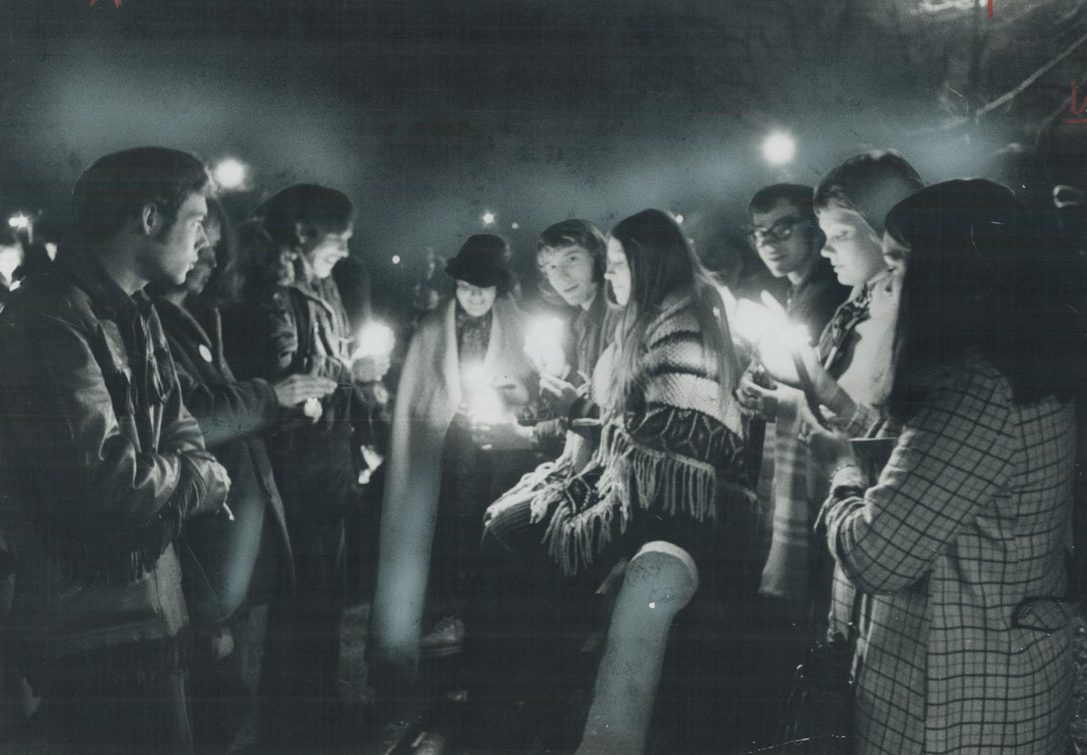 An all night vigil started last night at Queen's Park as a symbolic defence of Ontario's park