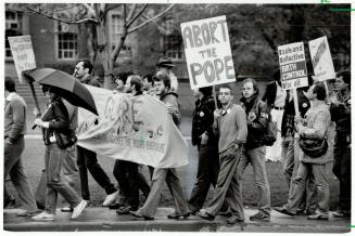 Opposing rallies