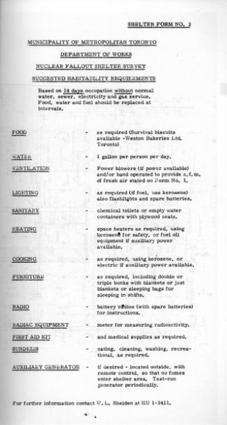 Shelter form No. 2