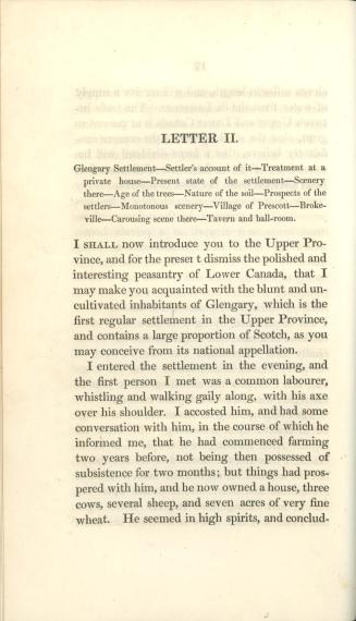 Sketches of Upper Canada, domestic, local, and characteristic, to which are added, practical details for the information of emigrants of every class, (...)