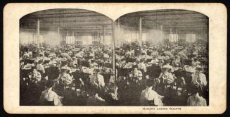 T. Eaton Co. making ladies' waists stereograph card