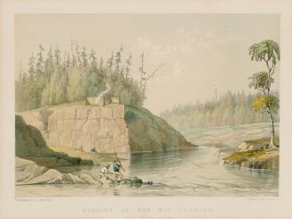 Morning at the Mid Landing (Middle Landing Rapids, New Brunswick)