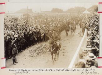 Prince of Wales on chestnut mare - Royal Canadian Dragoons B