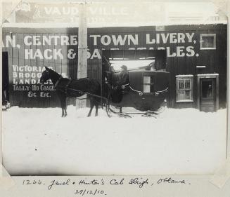 Jewel & Hinton's Cab Sleigh, Ottawa (Ontario)