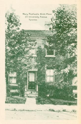 The house where Mary Pickford was born.
