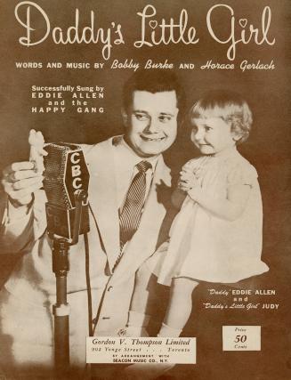 Cover features: title and composition information with background facsimile photograph of Eddie…