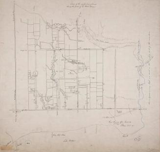 The map shows the position of block houses. 