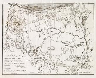 Plan showing that section of country lying between the old seig. settlements on the river St. Lawrence 