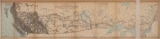 Map of the country to be traversed by the Canadian Pacific Railway to accompany progress report on the exploratory surveys