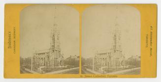 Pictures show horse drawn stagecoaches and wagons on a busy city street.