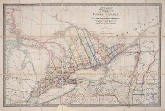 A map of the province of Upper Canada describing all the settlements and townships &c. with the countries adjacent from Quebec to Lake Huron