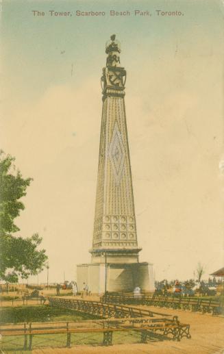 Picture of a tall stone tower. 